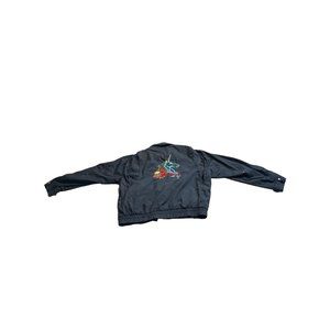 Vintage Harley Davidson Jacket Unicorn Black Blue Coat Biker